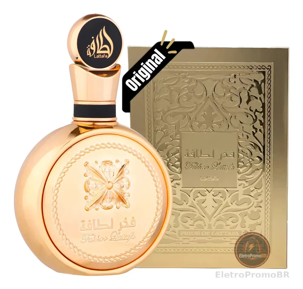 Perfume Árabe Lattafa Fakhar Gold Extrait Eau De Parfum 100m