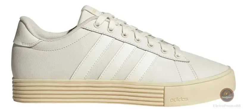Tênis Daily 4.0 adidas Branco / Off White / Off White / Warm Vanilla 41 Br