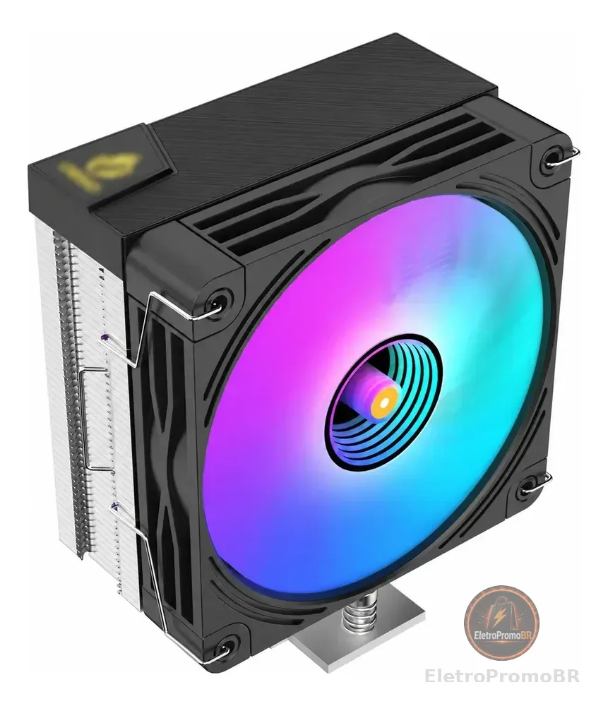 Cooler Para Processador Obisid Alta Performance Uk500, 120mm Preto