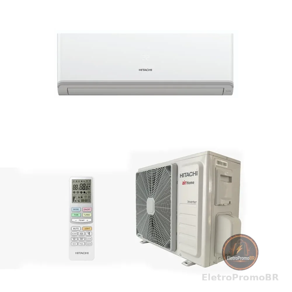 PREÇÃO PARCELADO ‼️ HITACHI 12K BTUs INVERTER 🔄