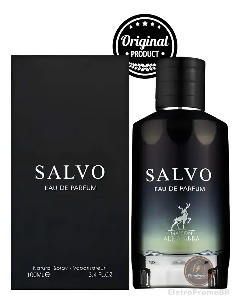 Perfume Masculino Arabe Salvo Eua De Parfum Alhmabra 100ml C/