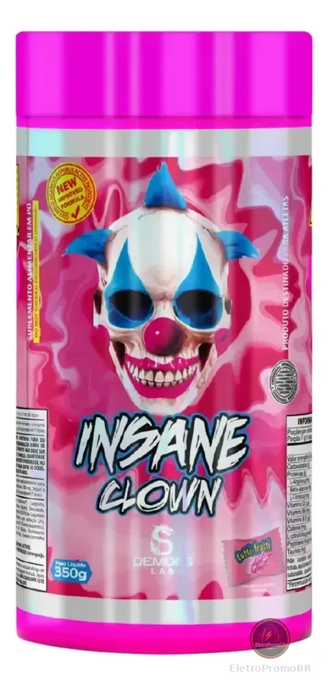 Suplemento em Pó Insane Clown 350g Demons Lab Tutti Frutii