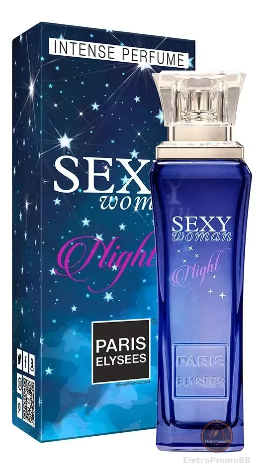 Perfume Sexy Woman Night Paris Elysees Feminino Intense 100ml