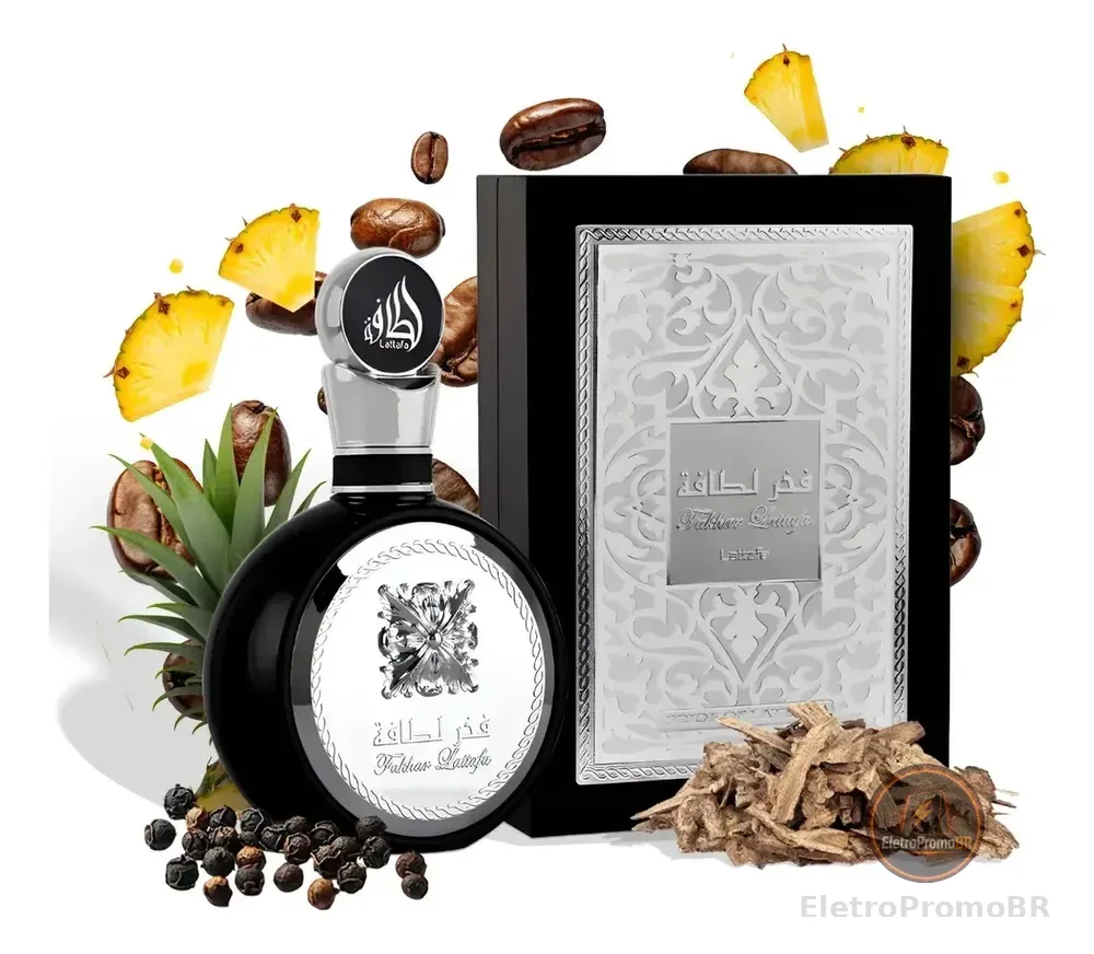 Perfume Árabe Fakhar Black Lattafa Masc Edp 100ml