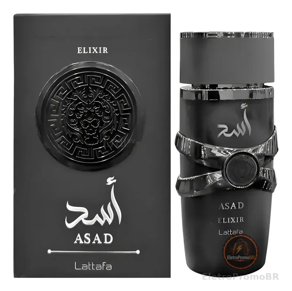 Asad Elixir Lattafa Perfume Árabe (masculino) 100 Ml
