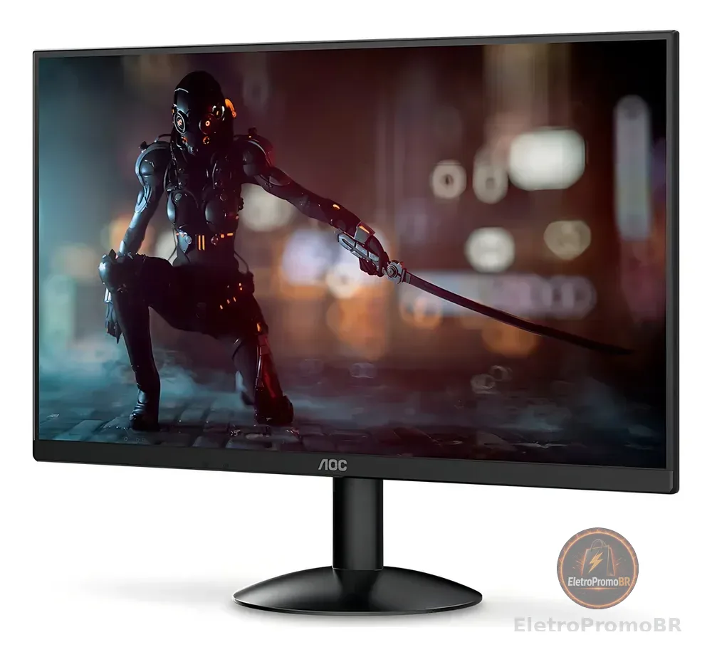 Monitor gamer Aoc Série B30 21.5'' Full Hd Gaming 120hz 1ms 22b30hm23 cor preto