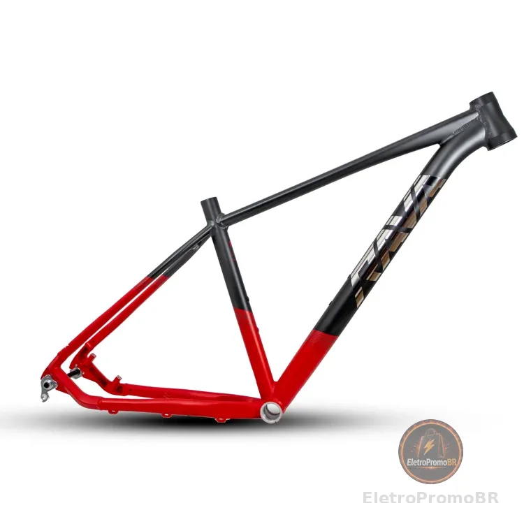 QUADRO BICICLETA ARO 29 RAVA MTB NAZCA TAMANHO 17 CINZA/VERMELHO
