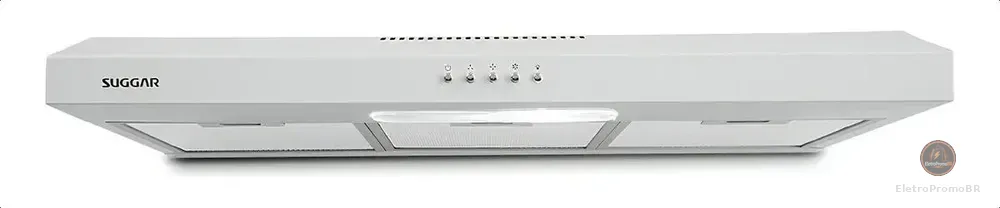 Depurador de Ar Suggar Slim Branco de parede 80cm x 8.5cm x 48cm branco DPS181BR