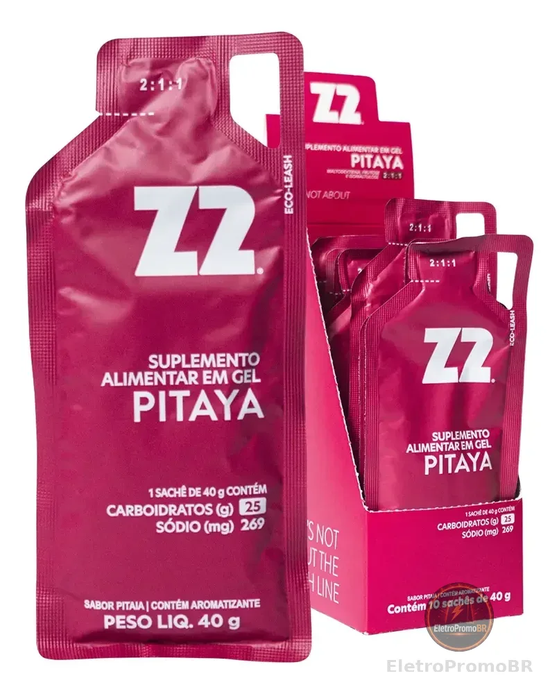 Energy Gel Z2 Pitaya Box 10 Unidades Pitaya
