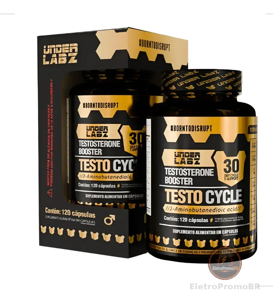 Testo Cycle Under Labz Zinco Magnésio Cromo Boro Vitamina D Sem Sabor