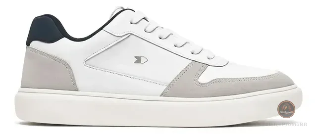 Tênis Sapatenis Masculino Sandrini Evoke Lite Branco Couro