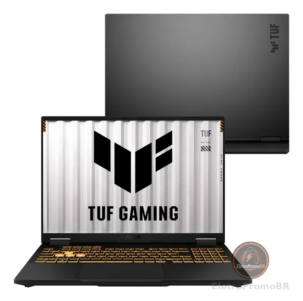 Notebook Asus Tuf Gamer F16 5050 I7 16gb 512gb Linux Rv290 Jaeger Gray