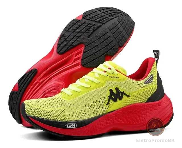 Tênis Kappa Pulse Rx Unissex Corrida Conforto