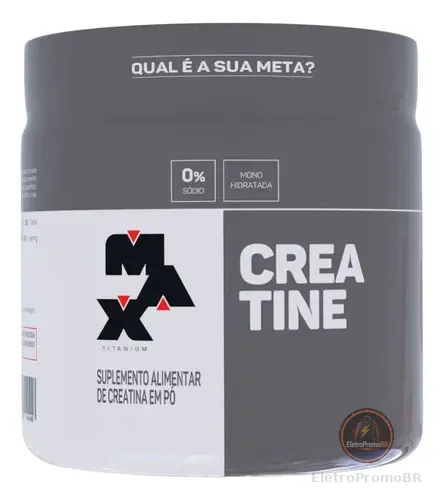 Creatina 150g Creatina Monohidratada Max Titanium Sem Sabor Alta Pureza