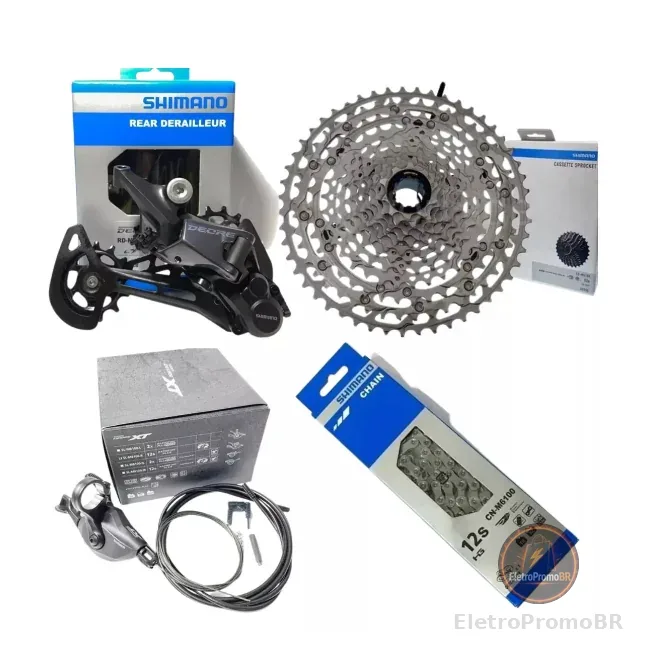 ‼️Kit Grupo Shimano Deore M6100. 12v. Cassete 10-51t.‼️