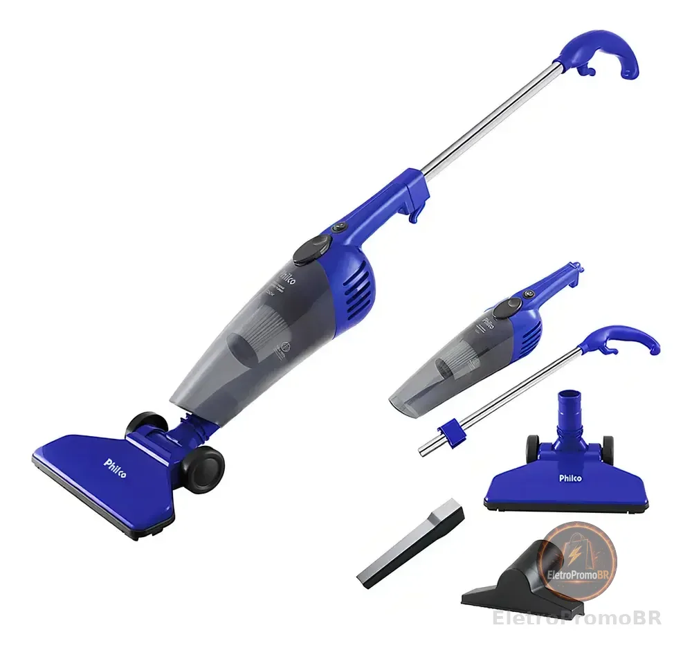Aspirador Vertical Philco Rapid Turbo PH1100AZ 1L Azul