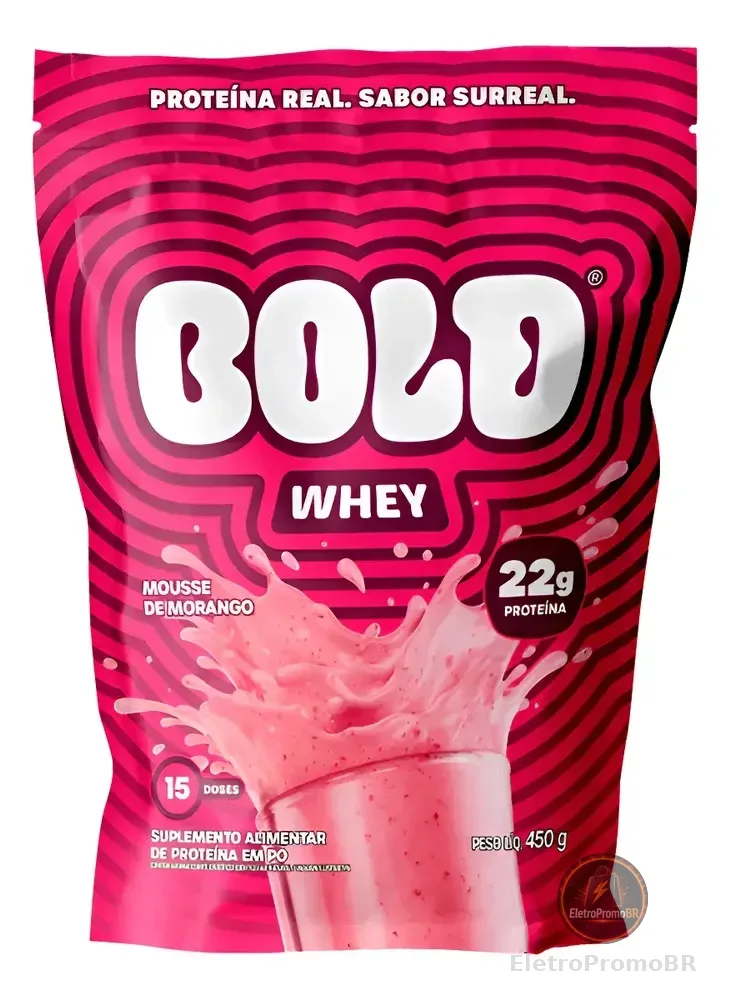 Bold Whey Mousse De Morango 450g Mousse De Morango