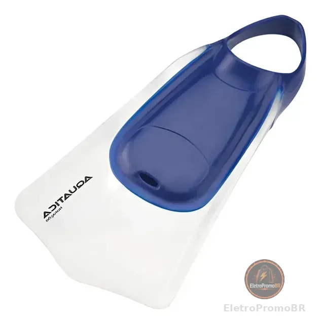 Nadadeira Pé De Pato Aquatica Seasub Natação Bodyboard Azul