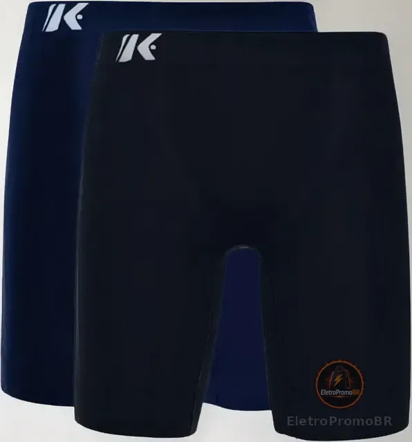 Kit 2 Shorts De Compressão P/ Corrida Masculino Térmica