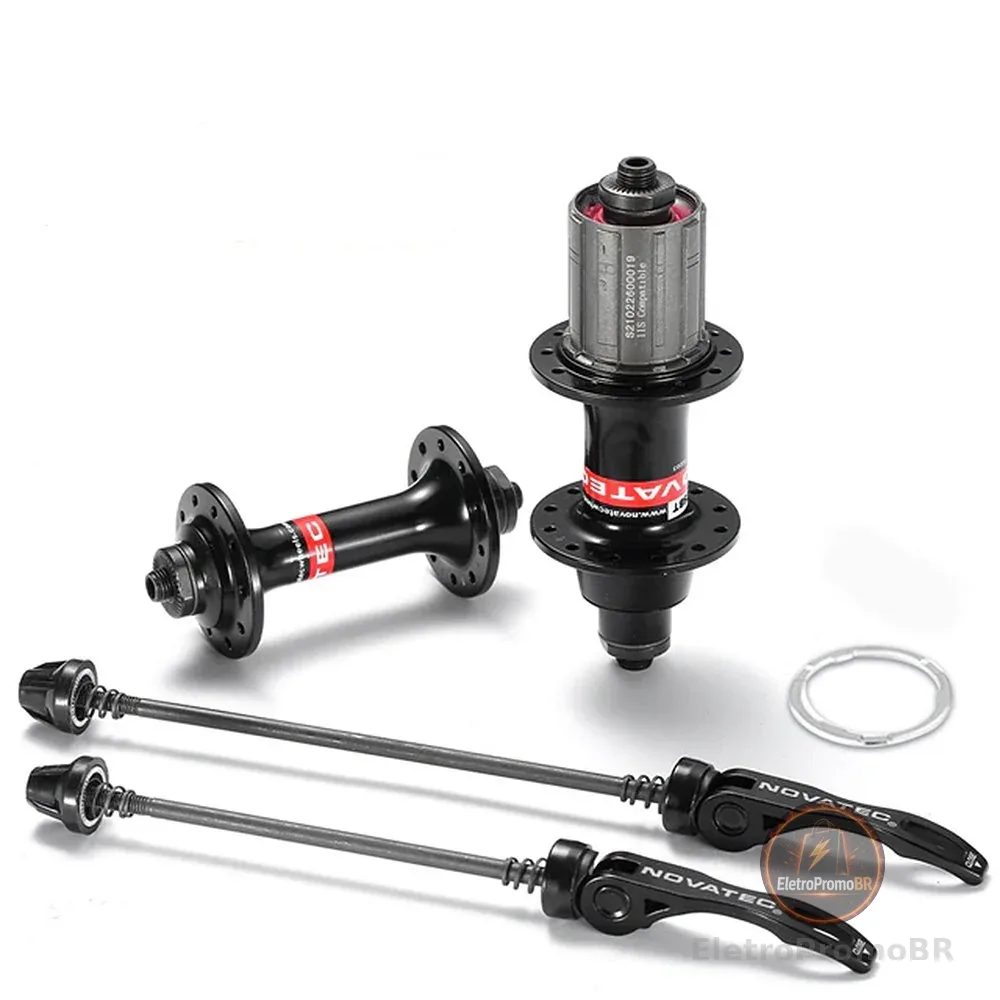 ‼️Par de Cubos Speed Novatec Preto 20/24 Furos 8/11v‼️
