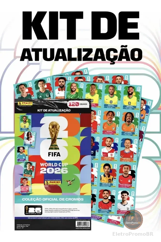 Kit de atualização do personagem NEYMAR da Panini Copa 2026