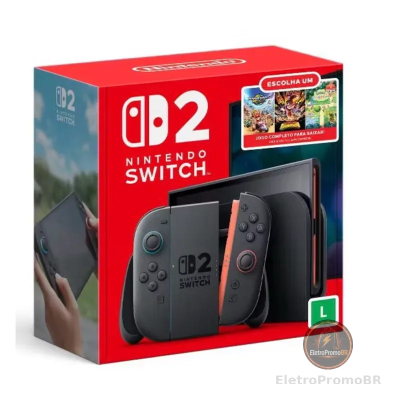 Nintendo Switch 2 lcd 256gb novo