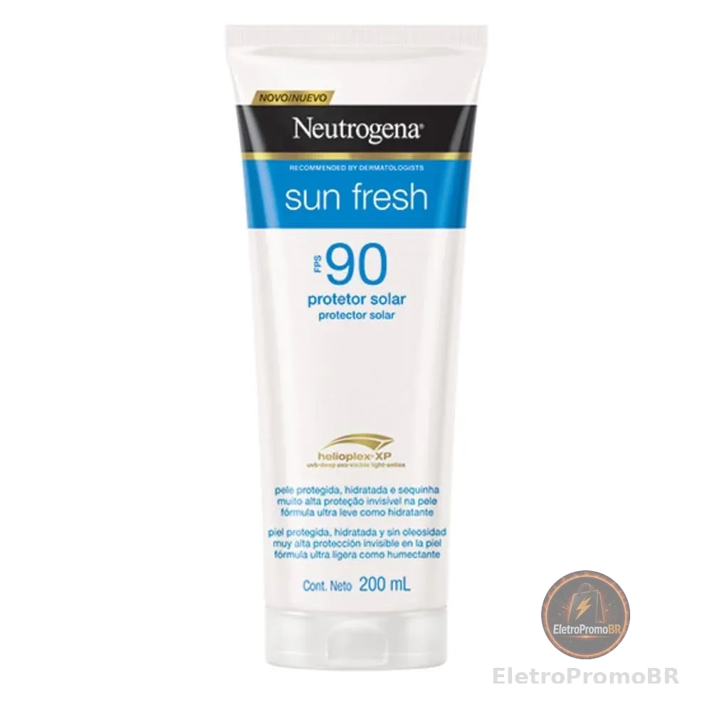 Neutrogena Sun Fresh Protetor Solar Corporal FPS 90, 200ml
