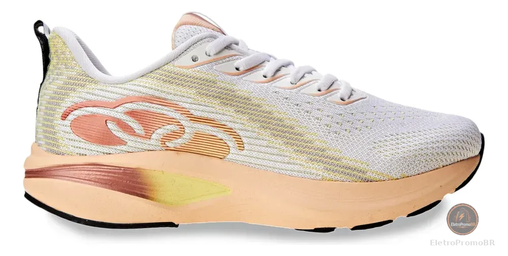 Tênis Esportivo Feminino Voa 2 Olympikus Branco Lisa 40 Br