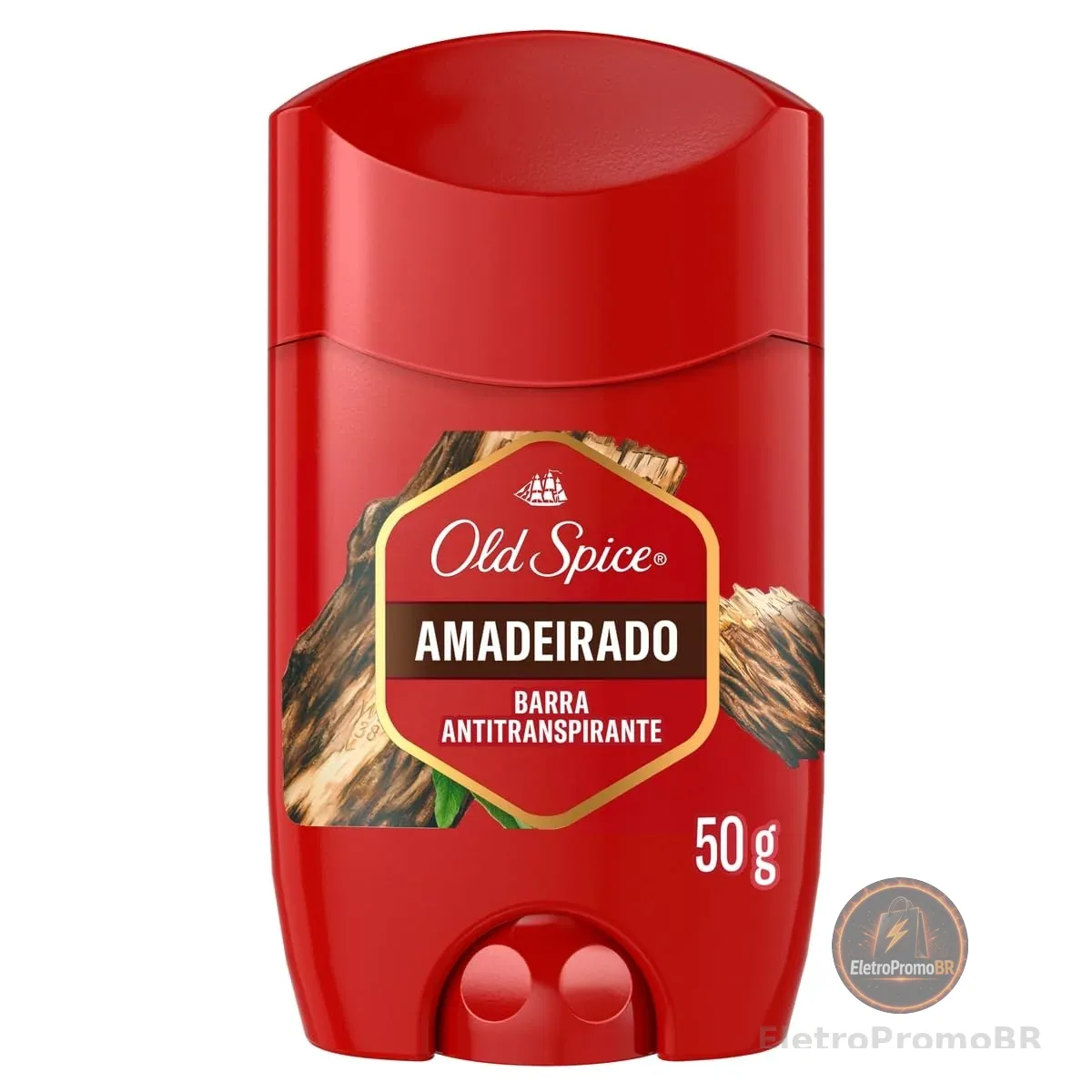 Old Spice Desodorante Antitranspirante em Barra Amadeirado 50 g