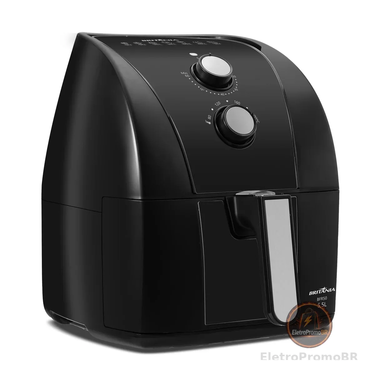 Fritadeira Air Fryer Britânia 5,5L 1500W BFR50 Redstone 220V