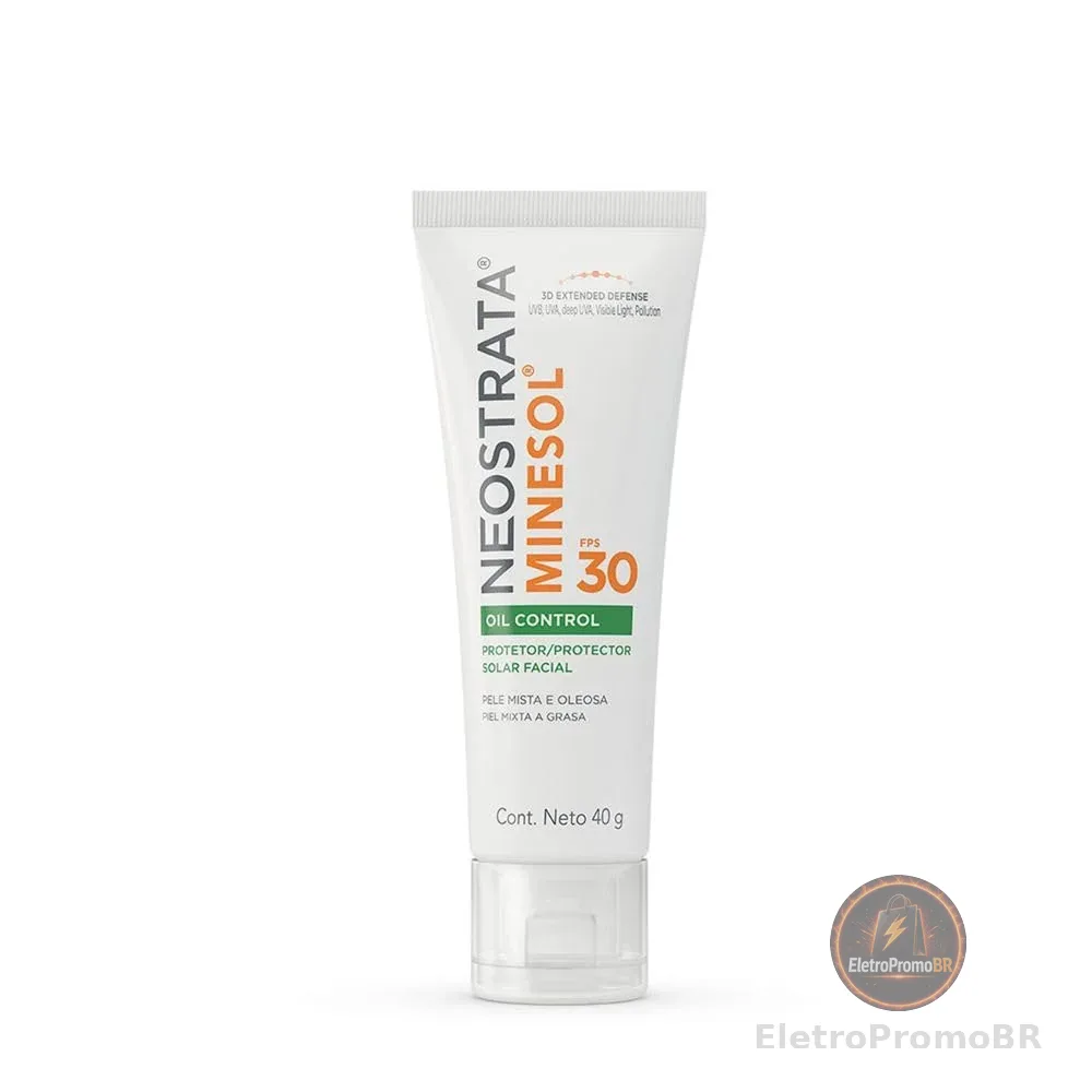 Neostrata Minesol Protetor Solar Facial Oil Control FPS 30,40g