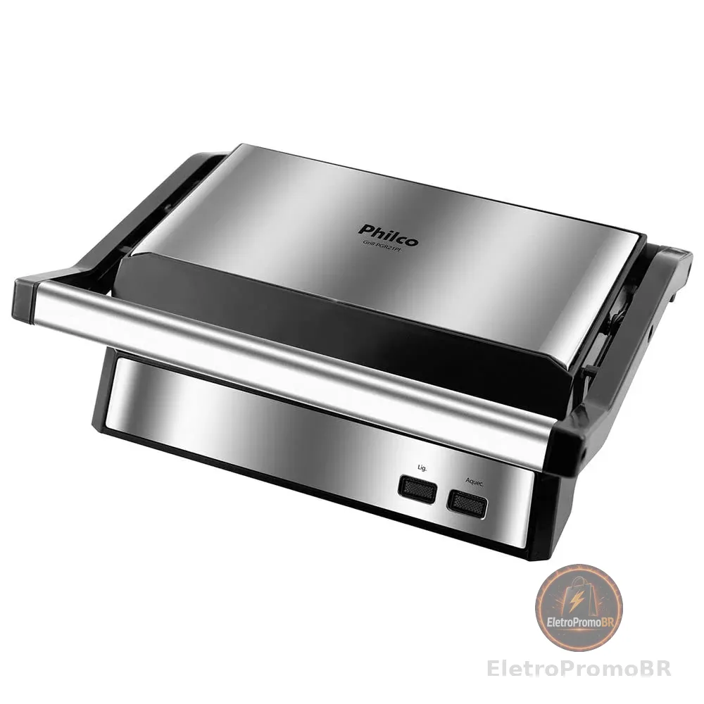 Grill Philco PGR21PI Preto/Inox 1000W