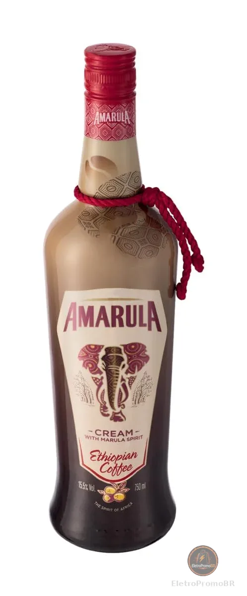 Licor Amarula Ethiopian Coffee, 15,5% de Teor Alcoólico, Garrafa 750ml