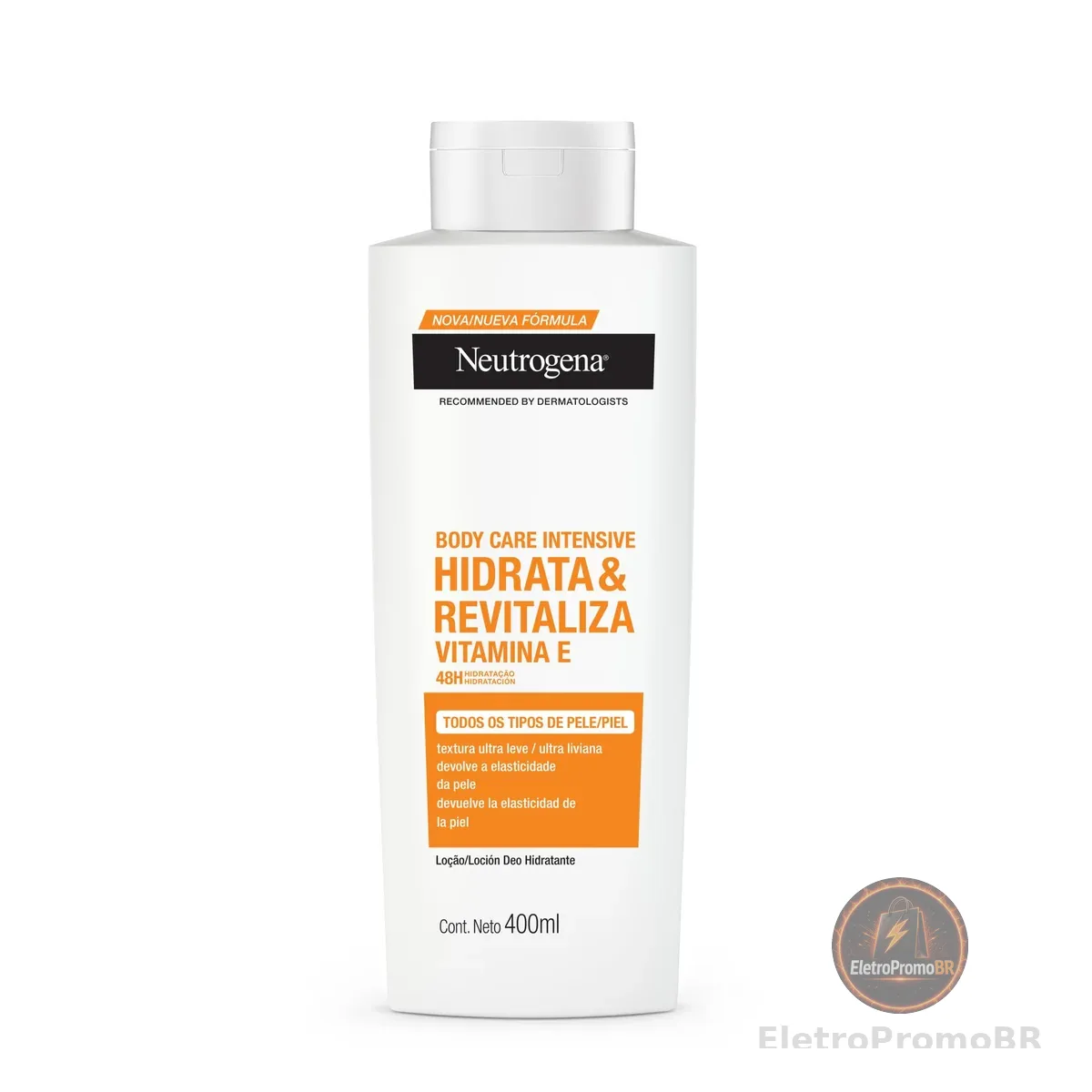 Neutrogena Hidratante Corporal Body Care Intensive Hidrata & Revitaliza, 400ml