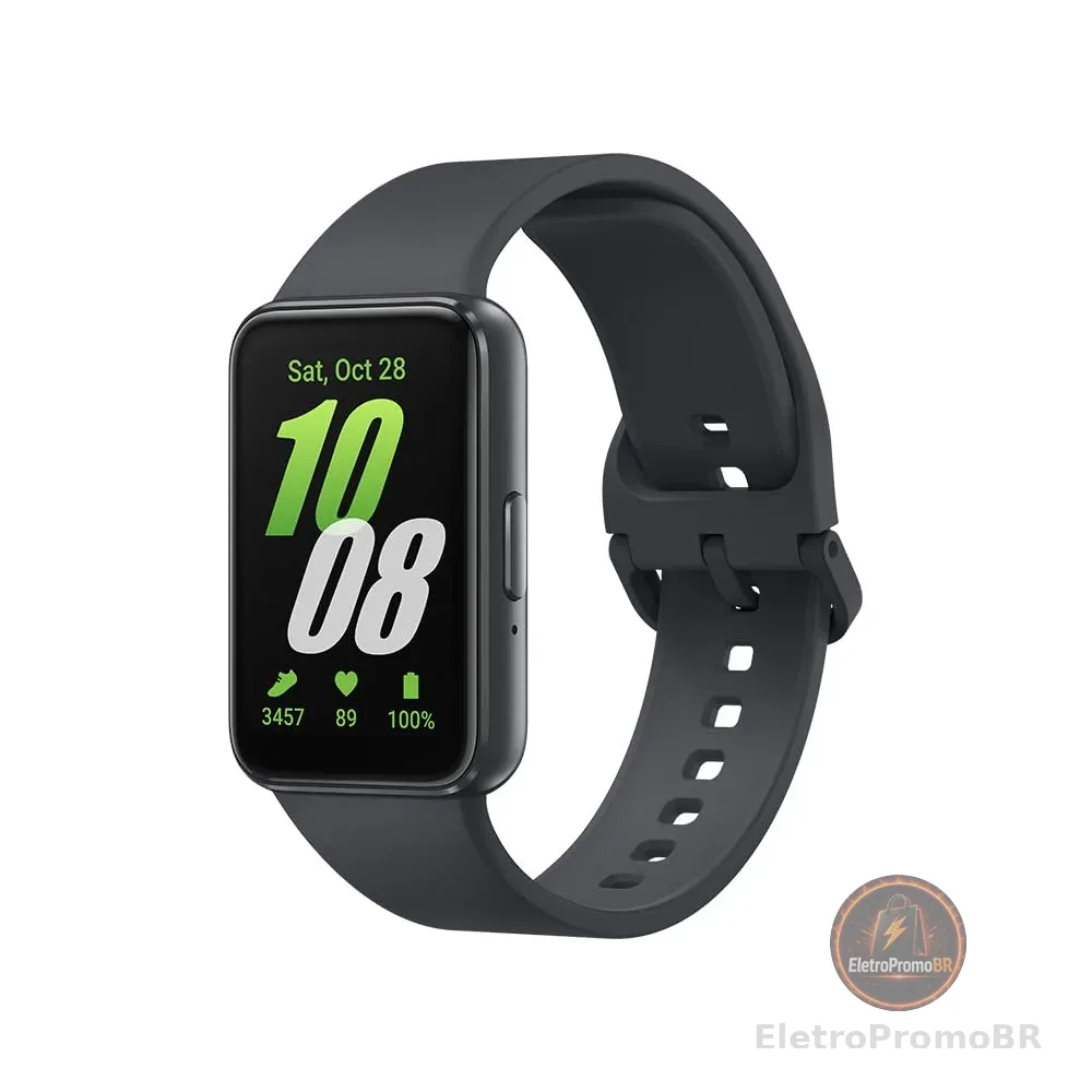 Smartwatch Samsung Galaxy Fit3 Display 1.6" Grafite
