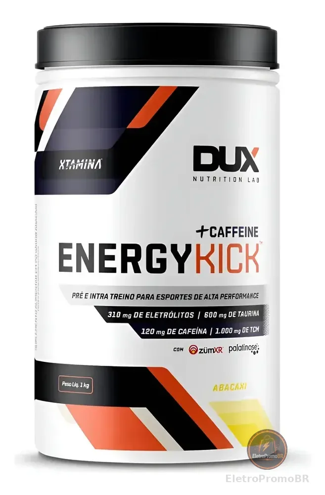 Energy Kick-cafffeine Pré E Intra Treino(1000g)dux Nutrition Sabor Limão