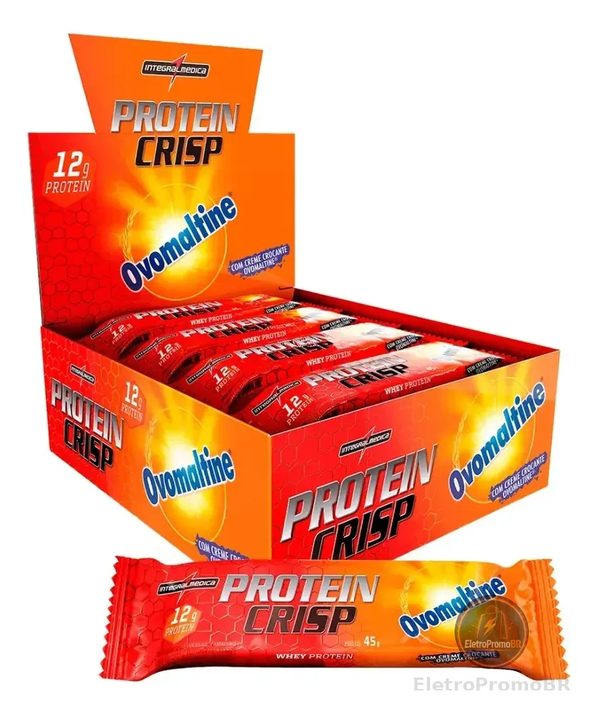 Protein Crisp Bar Ovomaltine Caixa C/ 12 Und Integralmédica Ovomaltine