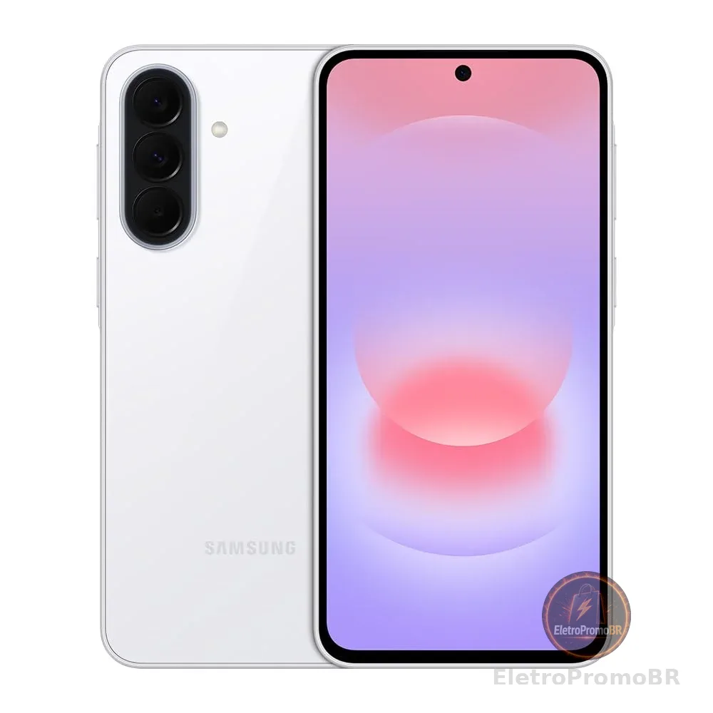 Celular Samsung Galaxy A37 5G 256GB, 8GB RAM, Câmera Tripla de até 50MP OIS, Selfie de 12MP Video HDR, IP68, Tela Super AMOLED 6.7", Recursos AI, Até 6 Atualizações de Android e Segurança (Branco) | Câmera Tripla até 50MP OIS, Selfie 12MP Video HDR, IP68, Tela Super AMOLED 6.7", Recursos AI