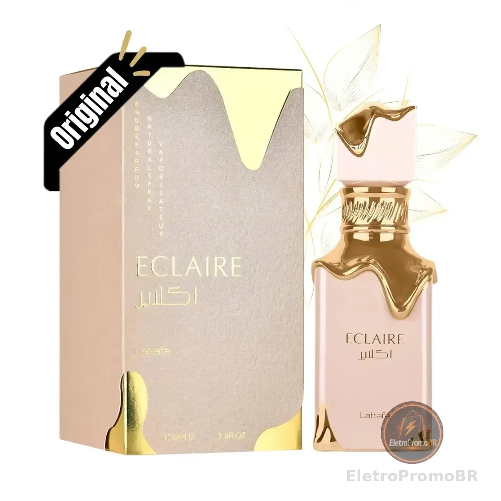 Perfume Árabe Eclaire Eau De Parfum Lattafa 100ml Feminino 100% Original Com Nf
