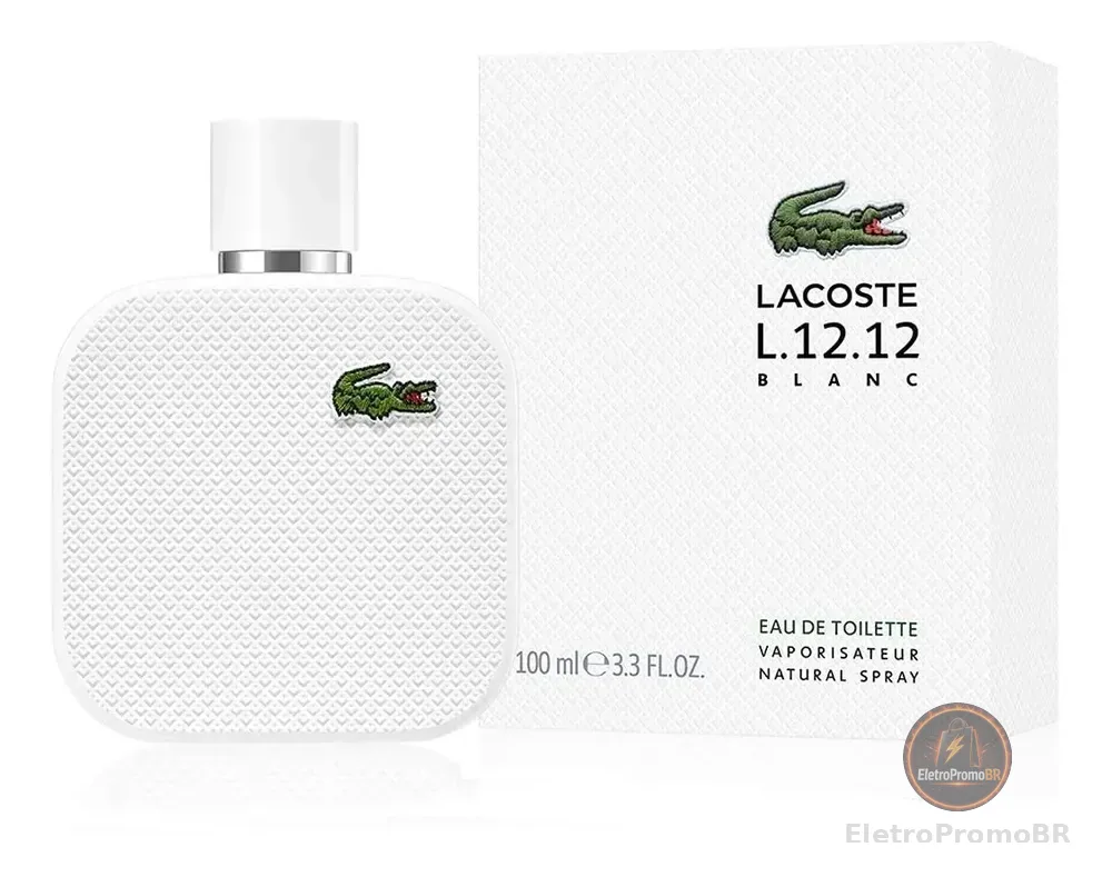 Lacoste L.12.12 Blanc Eau de Toillete 100ml Perfume masculino