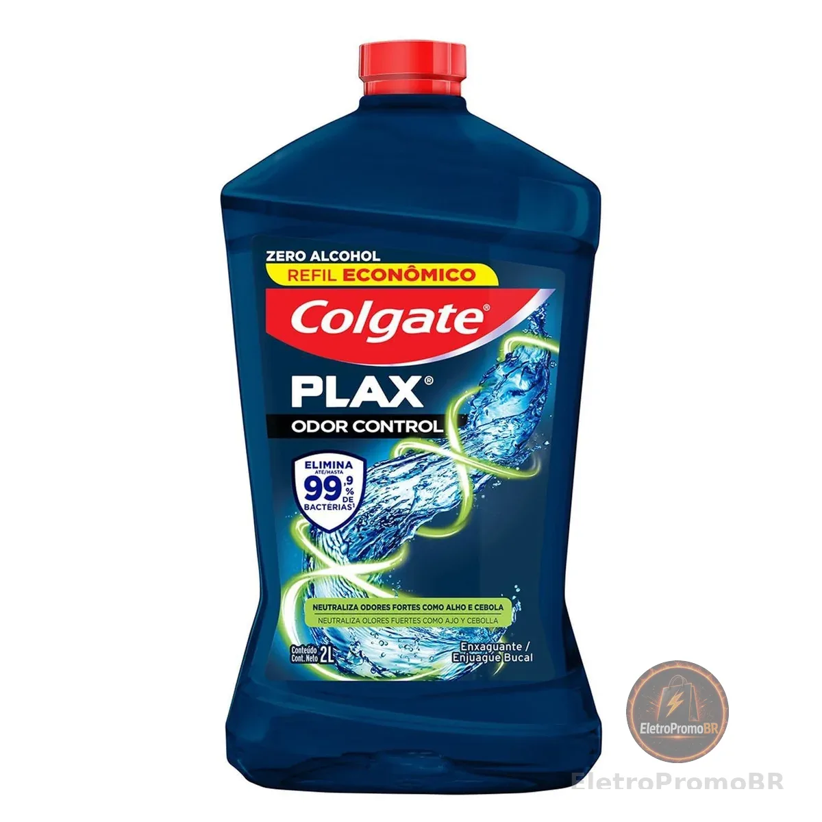 Enxaguante Bucal Colgate Plax Odor Control 2l | Sem Álcool