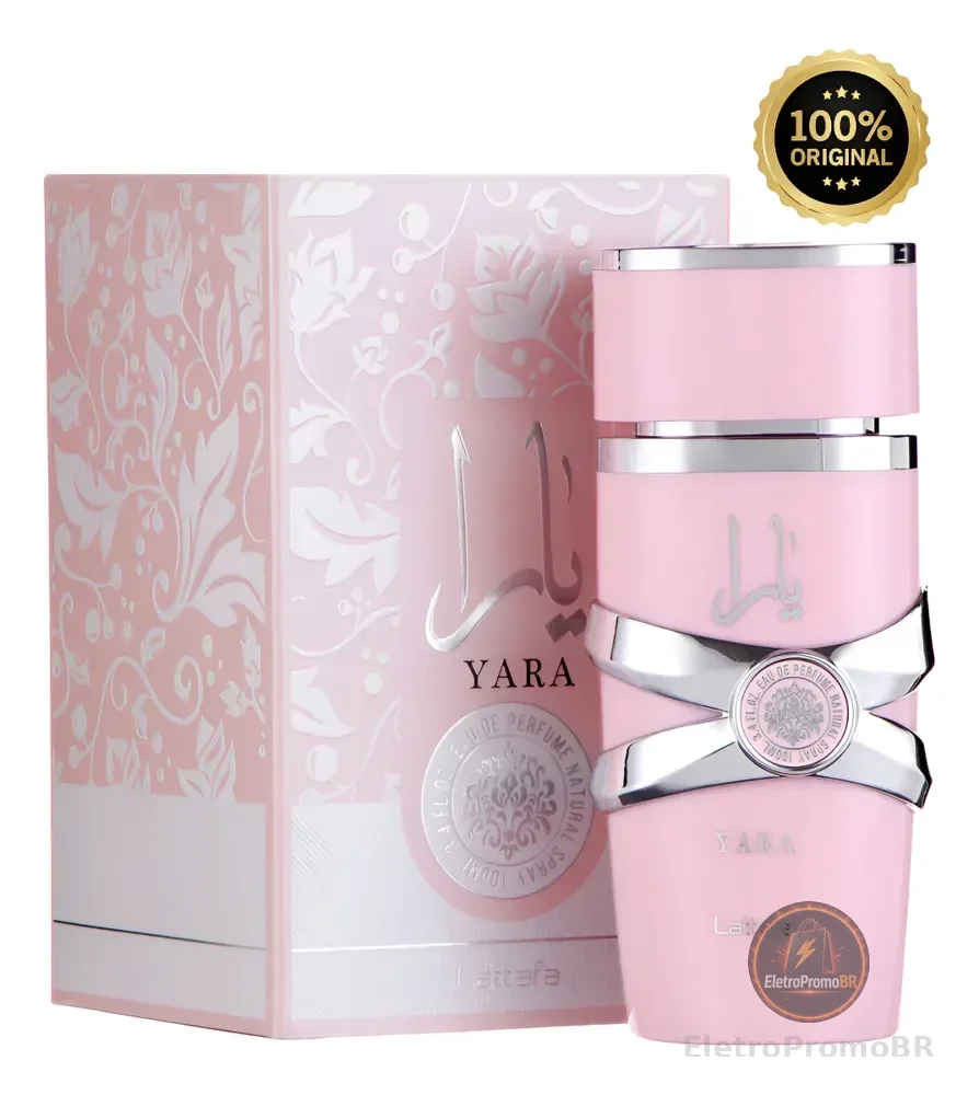 Perfume Árabe Feminino Yara Lattafa Eau De Parfum 100 Ml