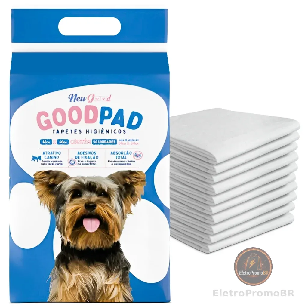 Tapete Higienico Good Pad 60x60 Com 30 Und Super Absorção