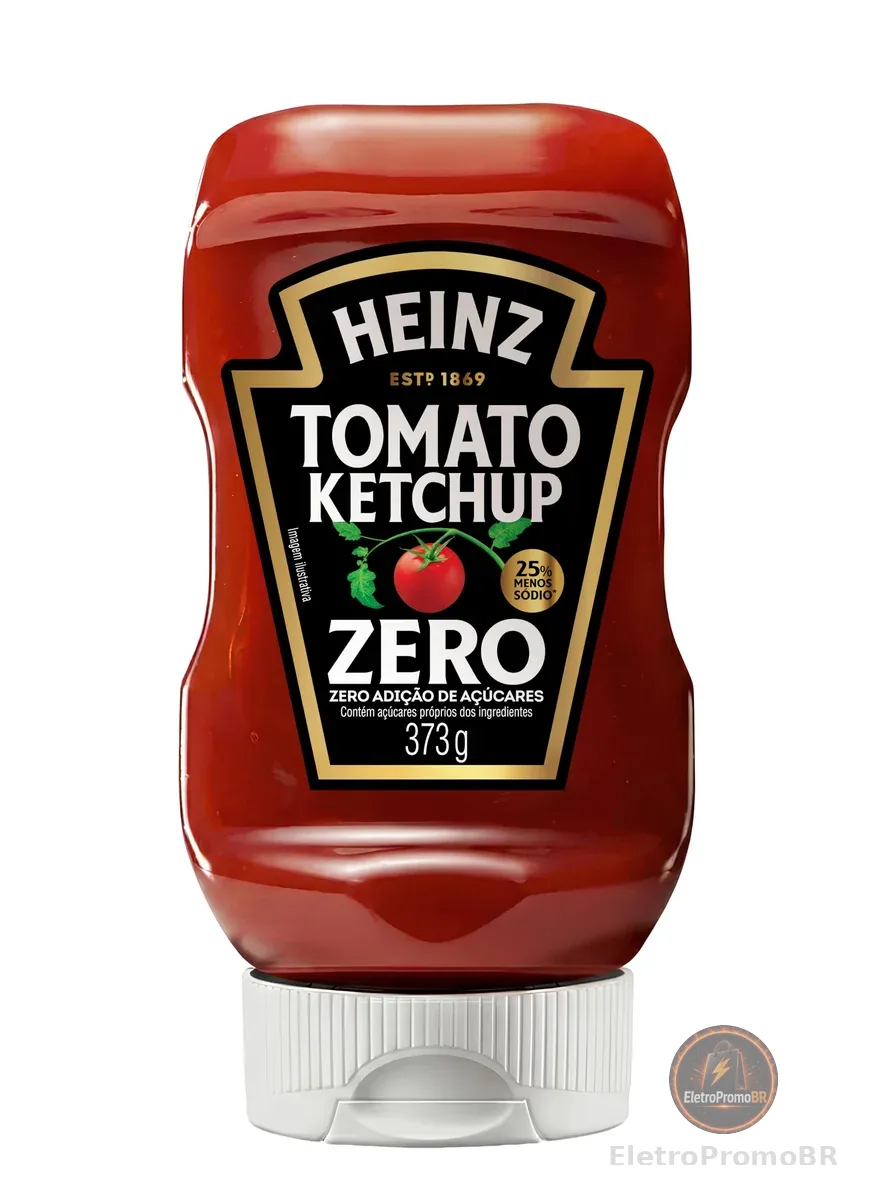 Heinz Ketchup Zero Açúcar 373g