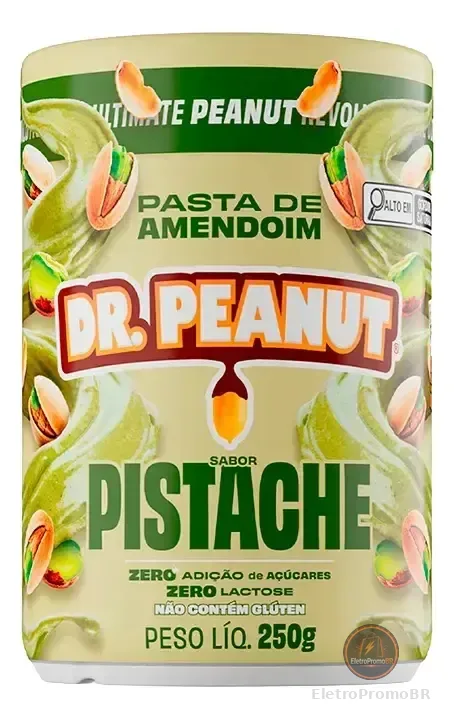 Pasta De Amendoim Pistache Com Whey Dr. Peanut 250g