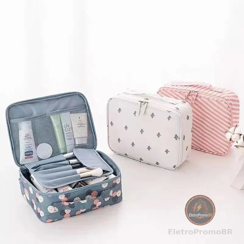 Bolsa De Cosméticos À Prova D'água Portátil Multifuncional Para Viagem Moda MARISA