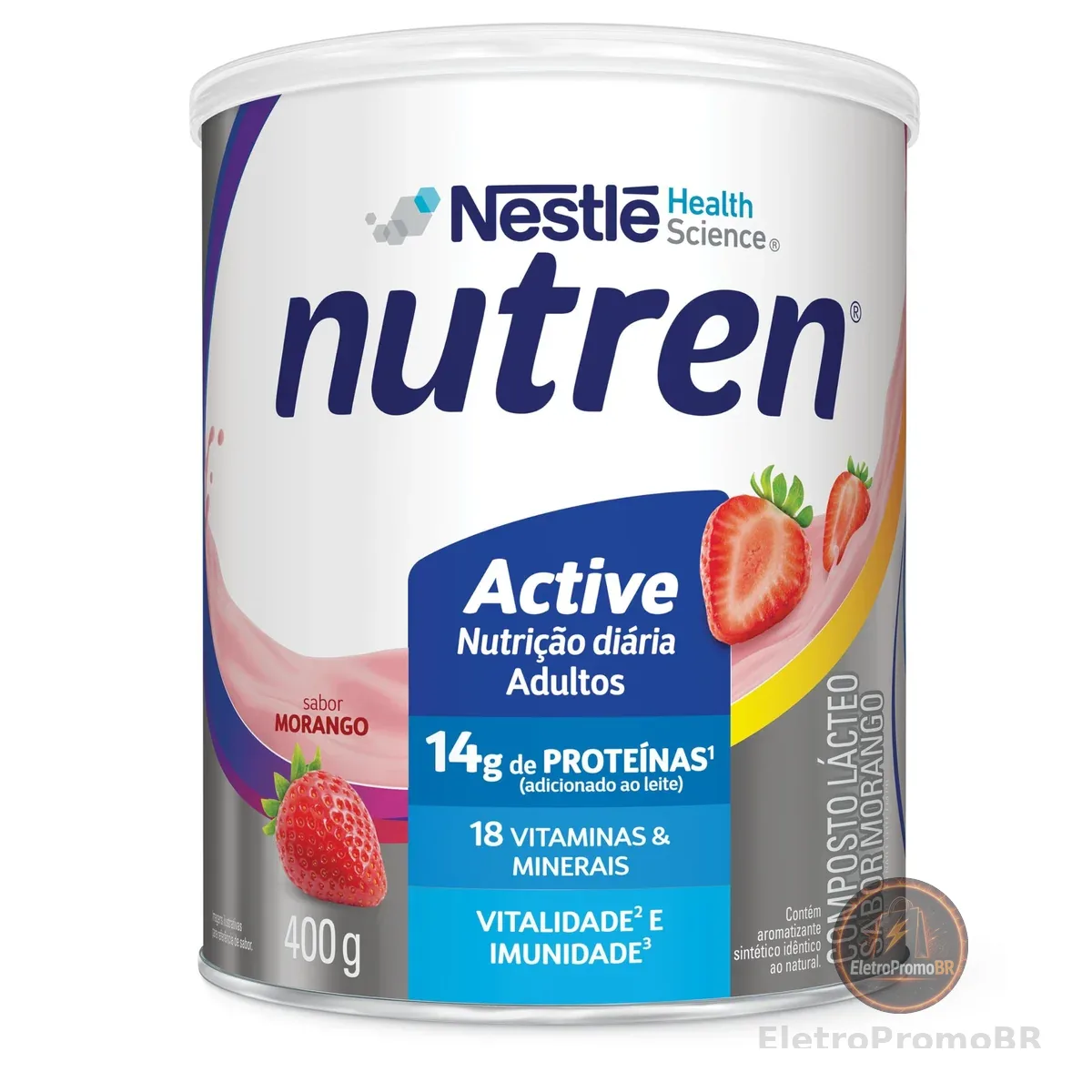 Nutren active 400g - morango