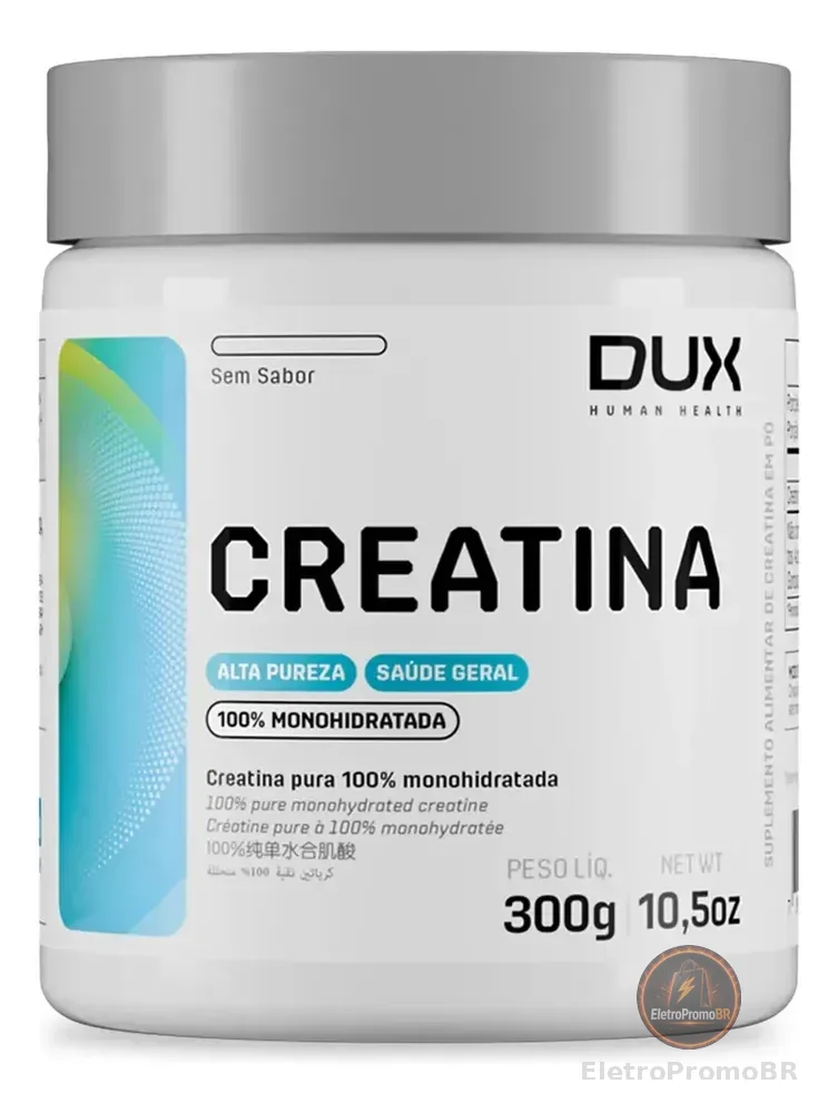 DUX HUMAN HEALTH Creatina Monohidratada Pura Sabor Neutro 300g