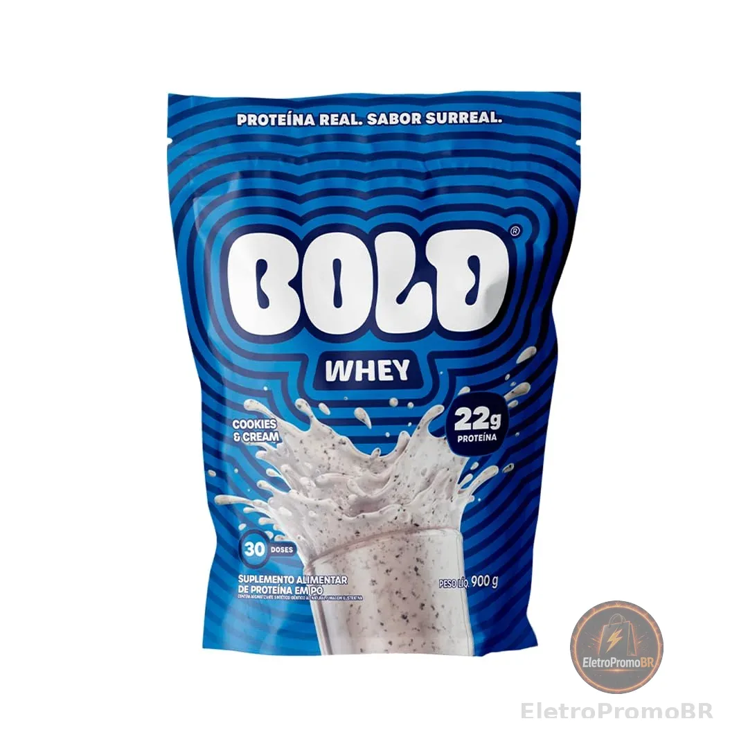 WHEY PROTEIN 3W - BOLD WHEY (900g) - Sabor: Cookies & Cream
