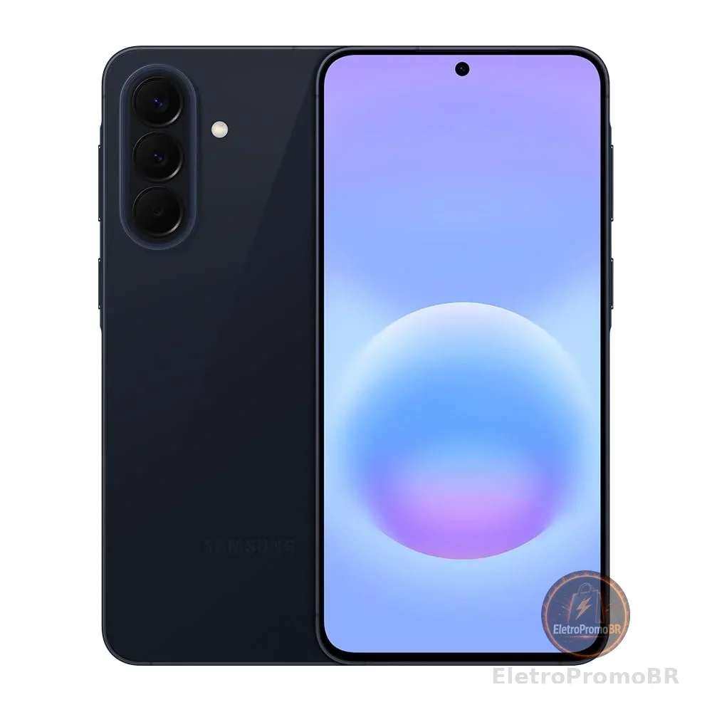 Celular Samsung Galaxy A57 5G 128GB, 8GB RAM, Câmera 50MP, IP68, Super AMOLED 6.7", Recursos AI (Azul Escuro)